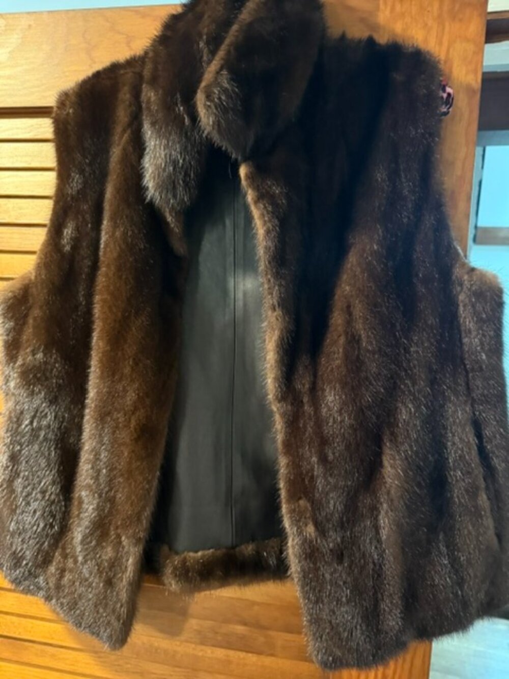 Mink Reversible Vest